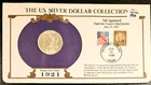1921 Morgan Silver Dollar US Postal Commemorative Stamp Set Rare 3/32c Stamps BU