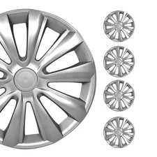16 Inch Wheel Covers Hubcaps for Subaru Impreza Silver Gray Gloss