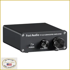 Fosi Audio TP-02 Subwoofer Amplifier Mono Bass Amp TDA7498E 220W Volume
