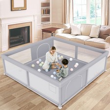 Large Baby Playpen 79x79 Inch, Playpens for Babies and Toddlers, Indoor  Out...