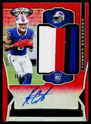 2024 Panini Certified - Keon Coleman #FMS-KCN - Freshman Fabric Auto Red /199