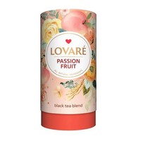 Lovare Tee Passion Fruit Schw.Tee Mit BlüTenbläTtern Pfirsich 80G