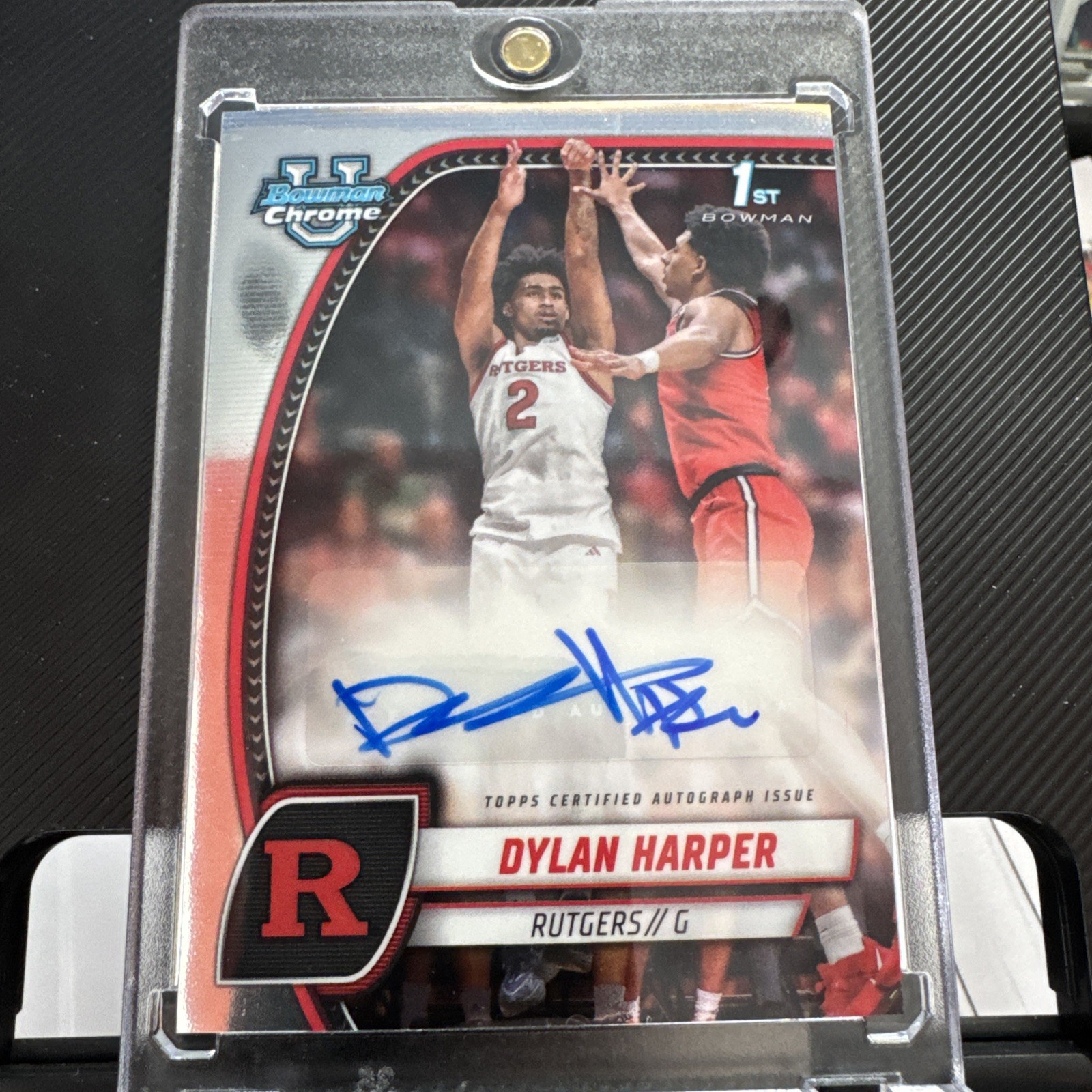 2024-25 Bowman University Chrome Dylan Harper #22 1st Bowman Auto