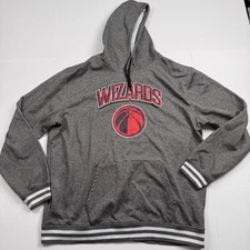 Washington Wizards Hoodie Sweatshirt Mens 2XL Gray NBA Basketball UNK Fleece