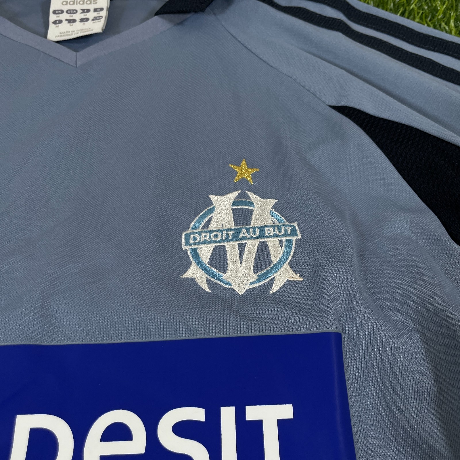 Olympique de Marseille 2003 2004 Third Official Jersey Shirt Kit – US M - image 4