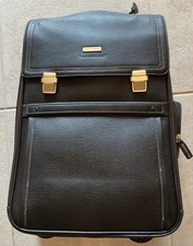 Brooks Brothers Rolling Weekend Carry-On Leat...