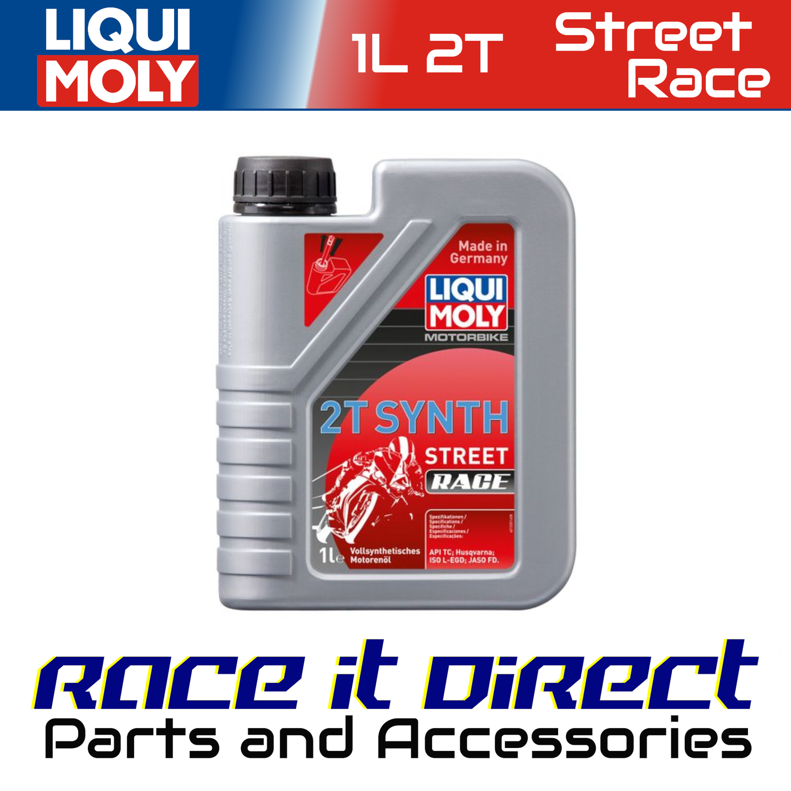 Liqui Moly 1505 Motorbike 2T Synth Race 2-stroke oil 1L - Image 24
