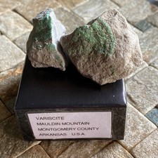 VARISCITE ON MATRIX FROM MAULDIN MT ARKANSAS 38g MF1129