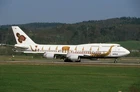 Genuine Aircraftslide/Slide Thai Airways Boeing 747-4D7 HS-TGJ