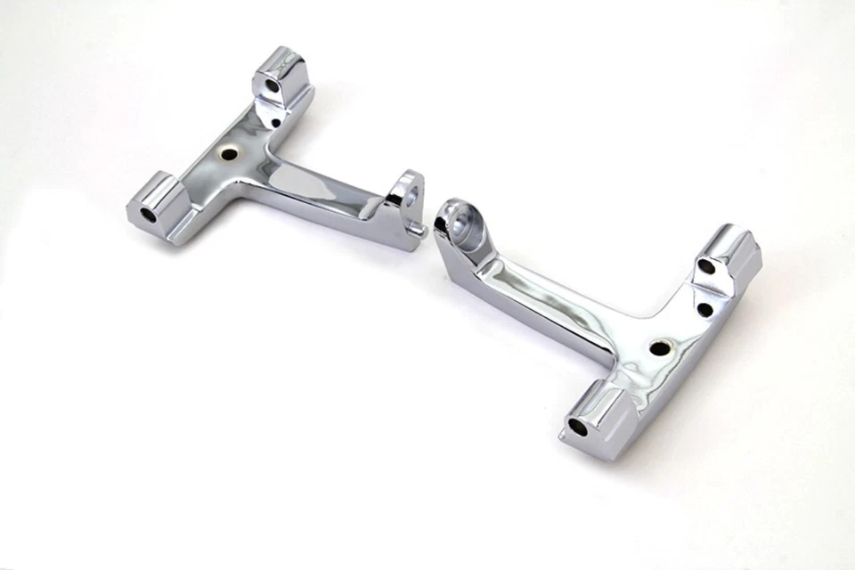Suportes de montagem de piso de passageiros cromados V-Twin 27-0561 para turismo 93-08 - Imagem 3 de 4