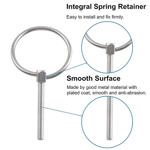Klappstecker, 4 StüCk, Durchmesser 4,5 Mm, 316 Edelstahl, Runde Sicherheits3026 - Bild 4 von 6