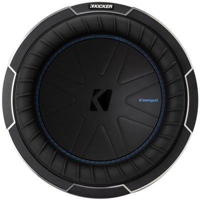 Kicker CWQ10, CompQ Series 10'' Dual Voice Coil 2 Ohm Subwoofer, 800W (51CWQ110)