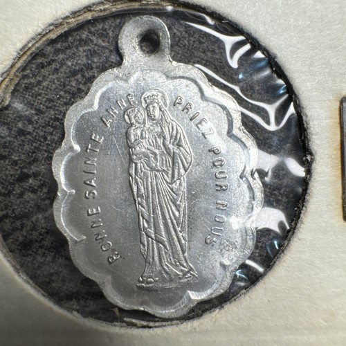 Vintage Charm Bonne St. Anne Priez Pour Nous Eglise De St Anne De Beupre Silber - Bild 2 von 9