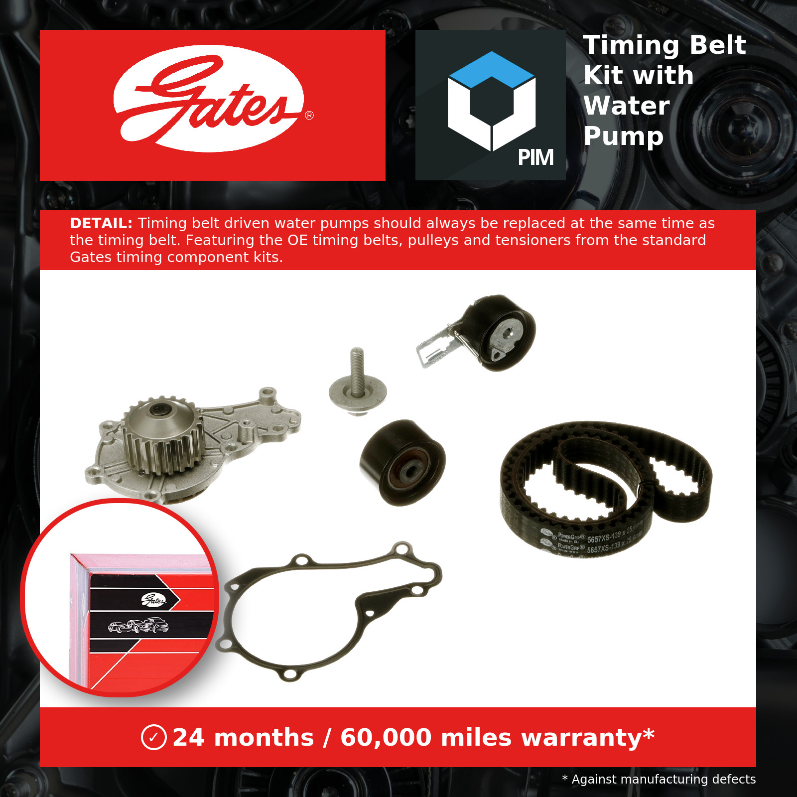 Timing Belt & Water Pump Kit fits CITROEN C3 Mk2 1.4D 10 to 16 8HP(DV4C) Set New