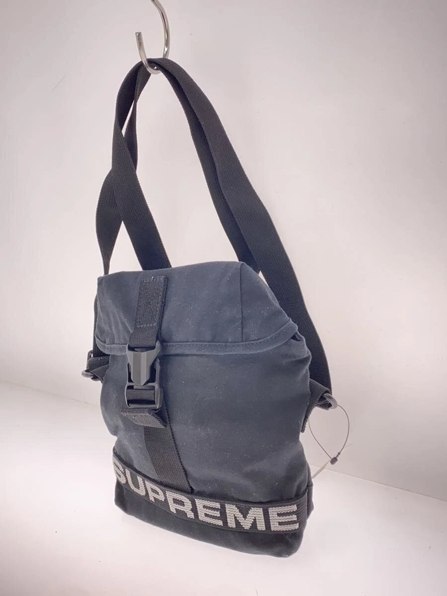 Sac à bandoulière Supreme/coton/noir