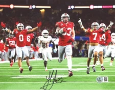 Jack Sawyer Autographed Ohio State Buckeyes 8x10 Photo Beckett Witness 53152