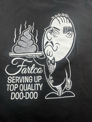 Fartco Top Quality Doo Doo Shirt Men s Size Large 
