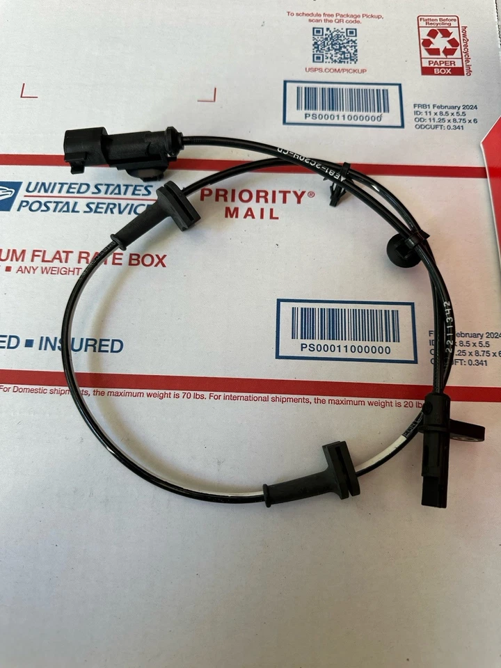 ABS Wheel Speed Sensor Motorcraft BRAB-343 fits 2011-2013 Ford Fiesta NEW - Image 2 of 4