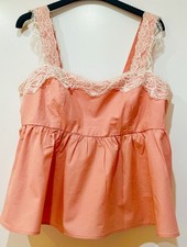 Marks Spencer camisole top size 14, in lace peach colour
