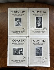 Antique Kodakery Magazine for Amateur Photographers 1922 - 1926 Lot of 4