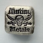 Mutiny Metals 1/2 Oz .999 Silver Hand Poured Bar