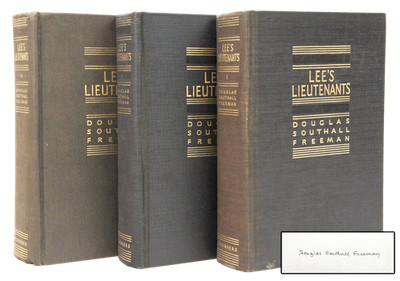 Lee's Lieutenants: A Study in Command (Signed. First Edition. Three Volume Com..
