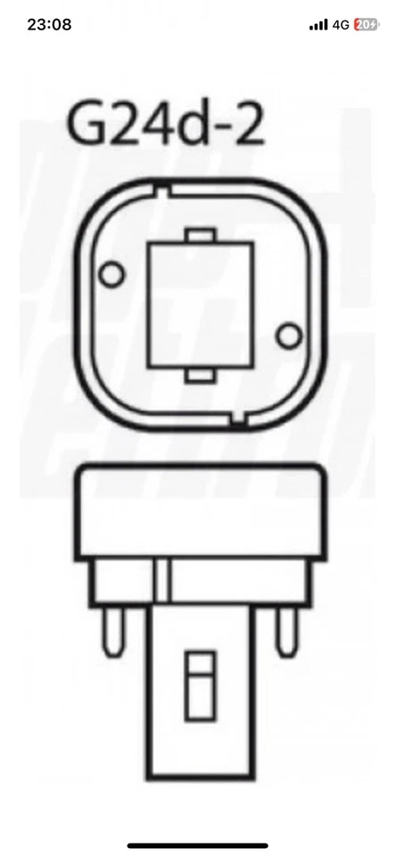 OSRAM DULUX D - G24d-2 - 18W 840 - 2 Pin - 4000K - Bianco Natur (pacco Da 10 ) - Immagine 2 di 4