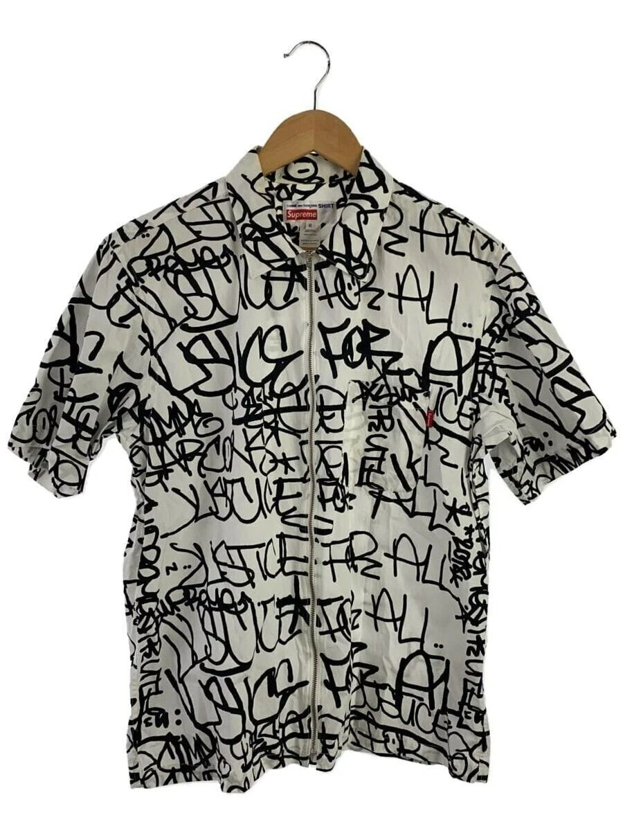 Supreme × CHEMISE COMME des GARCONS chemise imprimée intégrale M