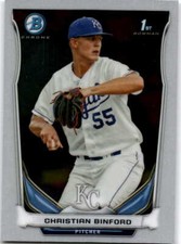 2014 Bowman Chrome Prospects Christian Binford  BCP29
