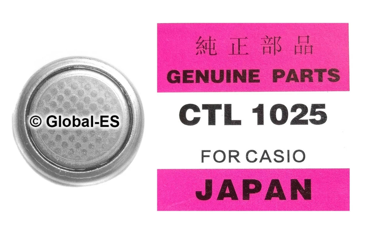 Casio CTL1025 Capacitor Watch Battery G Shock Wave Ceptor