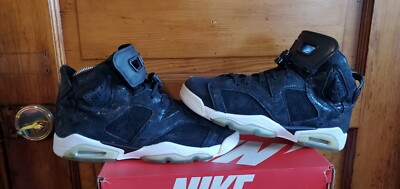 Nike Air Jordan 6 VI Retro Premium Heiress Black Suede  display picture 1