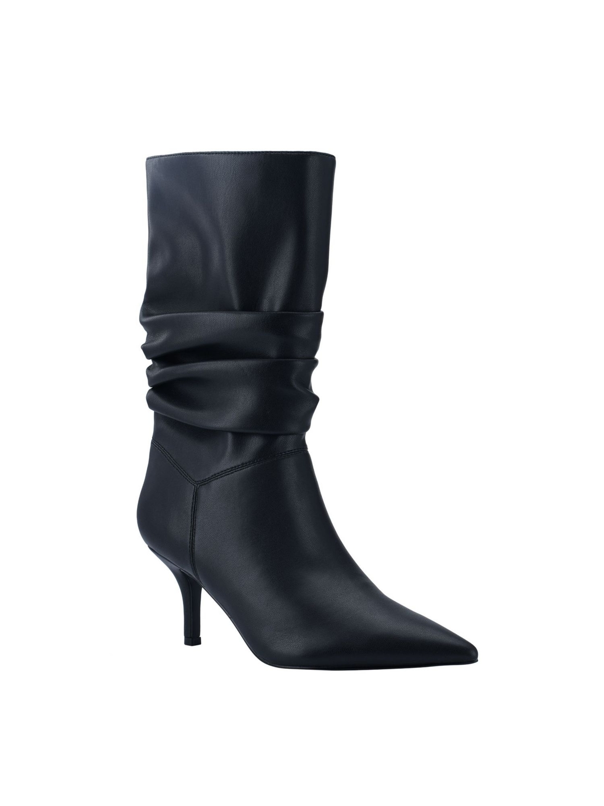 Женские черные ботинки MARC FISHER Manya с рюшами и острым носком на шпильке, 9 М