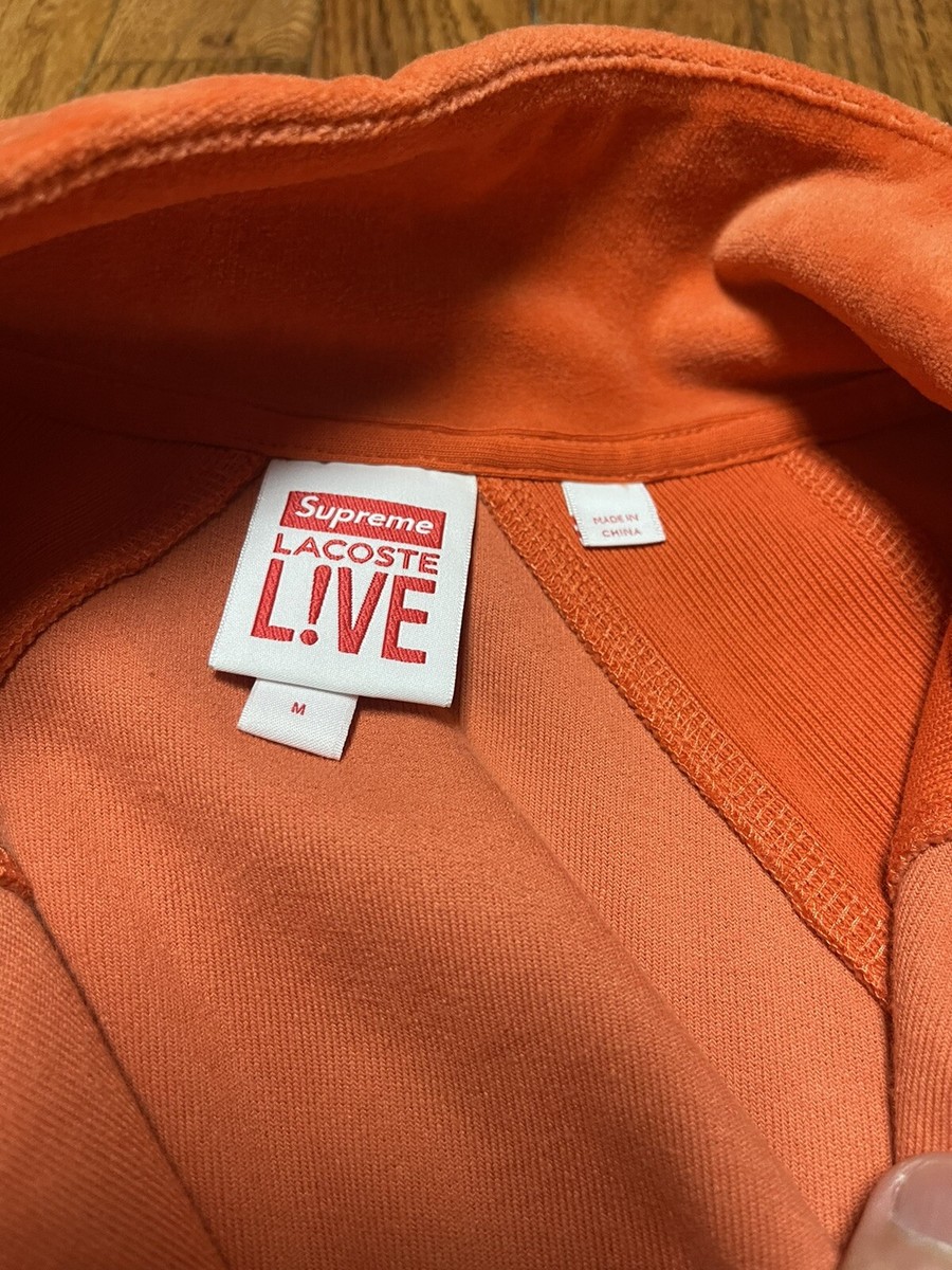 Supreme Lacoste Velour Half-Zip Track Top Orange SS18 | eBay Supreme Lacoste Velour Half-Zip Track Top Orange SS18 | eBay