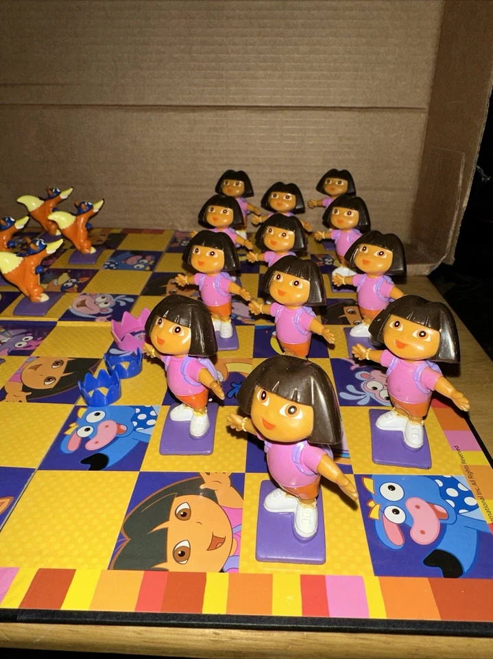 Dora La Exploradora Casa de Juego Piezas 12 Dora Damas 12 Deslizadores Foto 2 de 4