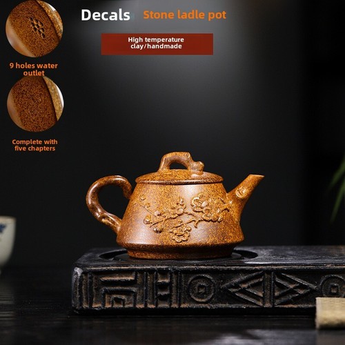 Yixing Zisha Teapots 320cc,Collectible-Grade China Gongfu Tea Set Handcrafted - Picture 2 of 5