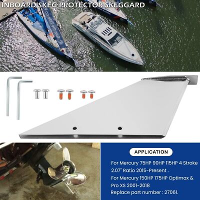 27061 Skeg Guard Stainless Steel Protective Skeg for Mercury 75HP 90HP 115HP