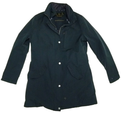 Barbour Epler Waterproof Breathable Hooded Jacket Navy Size 12