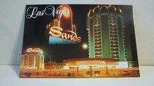 Vintage Las Vegas Sands Hotel/ Casino  Post Card with Protective Sleeve (Pg1E)