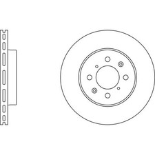 2x Brake Discs Vented For Rover MG MG ZS 1.6 Apec Blue Front GBD840 GBD90840