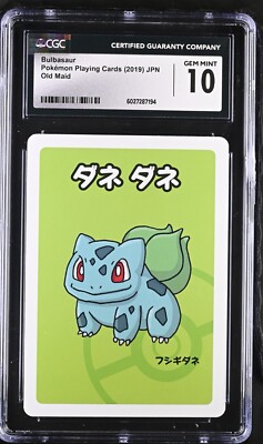 CGC 10 Bulbasaur Old Maid 2019 Japanese Pokemon Card | eBay