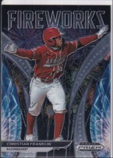 2021 Panini Prizm Draft Picks Christian Franklin Fireworks SILVER PRISM