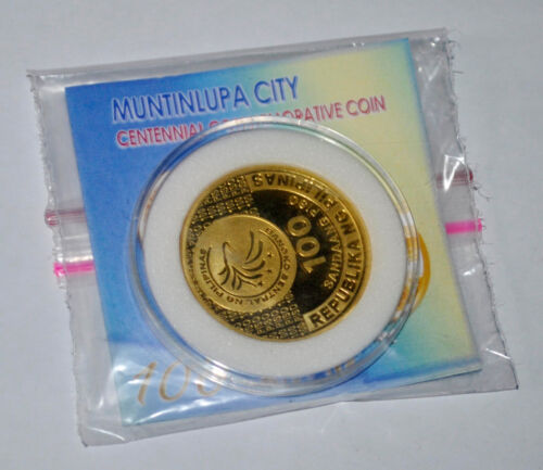 2017 BSP 100 Piso MUNTINLUPA CITY 100 Years Philippine Commemorative Coin w/ COA - Picture 6 of 7