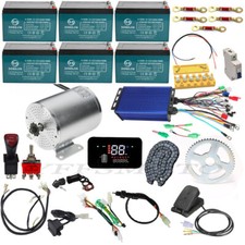 72V 3000W Electric Brushless Motor 4900rpm for Go Kart E-bike Scooter Drift Bike