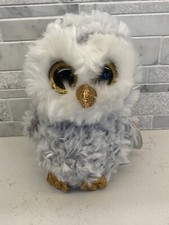 Ty Beanie Boos Owlette The Owl Glitter Eyes 2017 6  Tall