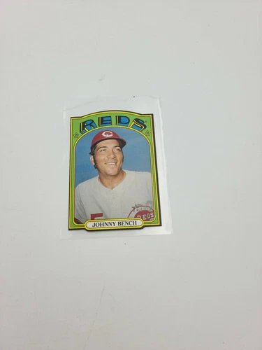 2021 Topps Heritage Johnny Bench Black Border Die Cut  Card #72DC-8