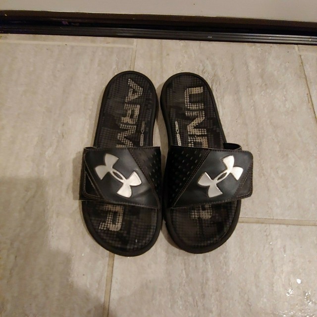 under armor foam slides