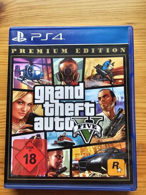 GTA Grand Theft Auto V Premium Edition (PlayStation 4, 2013)