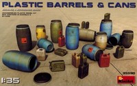Miniart 35590 Plastic Barrels & Cans - - Set - ZubehöR - 1:35