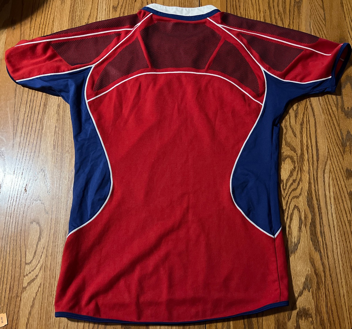 USA Rugby - Canterbury Of New Zealand Jersey Large Red Blue