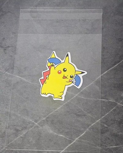 【Ships to Japan Only】 Sticker Seal Random 1 Piece Thank you DIY Pokémon pikachu - Picture 2 of 2
